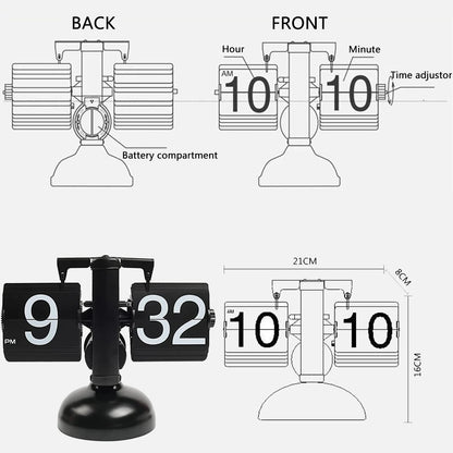 Reloj abatible para escritorio